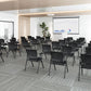 Black Office Chair Mid-back Breathable AirGrid Conference Chair