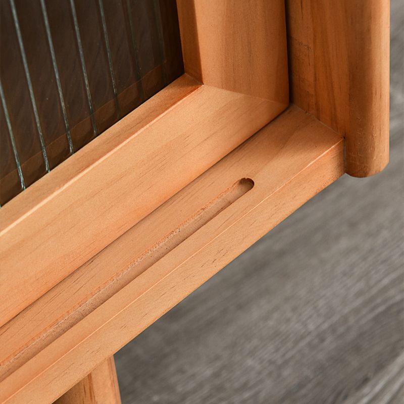 Cajones de buffet y puertas modernas de madera de cherry