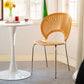 Scandinavian Style Open Back Dining Side Chair with Metal Legs Armless Side Chairs for Home Clearhalo ' kitchen&dining_furn' 'Dining Chairs' 'Dining Tables & Seating' 'dining_chair' 'furn' 'furn_dining_chair' 'Furniture' 'furniture_dining_chair' 'Kitchen & Dining Furniture' 'kitchen' 1200x1200_effbd0e9-2c1a-4ab2-95e3-b117f057c246
