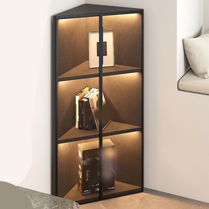 Legno in vetro angolare senza accento contemporaneo angosciante