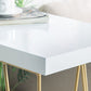 Glam Style 1/2/3 Pieces Bar Table Set Rectangle Bar Table with High Stools Clearhalo 'Bar Furniture' 'furn' 'furn_home_bar_bar_sets' 'Furniture' 'Home Bars & Bar Sets' 'home_bar_bar_sets' 'Kitchen & Dining Furniture' 1200x1200_effc91cb-143f-4742-9a50-d81638eb197d