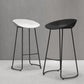 Modern Milk Tea Shop Low Back Stool Matte Finish Plastic Barstool Clearhalo 'Bar Furniture' 'Bar Stools' 'bar_stools' 'Furniture' 'furniture_bar_stools' 'Kitchen & Dining Furniture' 1200x1200_effe5608-1fcd-40f8-bb2f-892babb74f9e