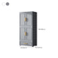Plastic Wardrobe Cabinet with Drawer Modern Hinged Wardrobe Closet