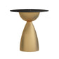 Minimalist Round Shape Sintered Stone Dining Table Standard 27.5 inch Dining Table for Kitchen Clearhalo ' dining_table' 'Dining Tables & Seating' 'Dining Tables' 'furn' 'furn_dining_table' 'Furniture' 'furniture_dining_table' 'Kitchen & Dining Furniture' 'kitchen&dining_furn' 'kitchen' 'kitchen_dining_table' 1200x1200_f0005727-f641-4695-87fd-6a5dbfa5eaf4