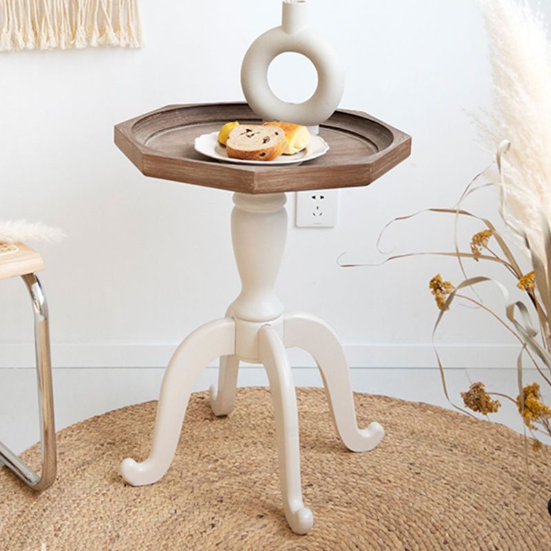 Contemporary Solid Wood Round Metal Pedestal Single Coffee Table Clearhalo 'Coffee & Accent Tables' 'Coffee Tables' 'coffee_tables' 'furn' 'furn_coffee_tables' 'Furniture' 'Living Room Furniture' 1200x1200_f0013790-4836-4631-99ea-8b86c3e5665f