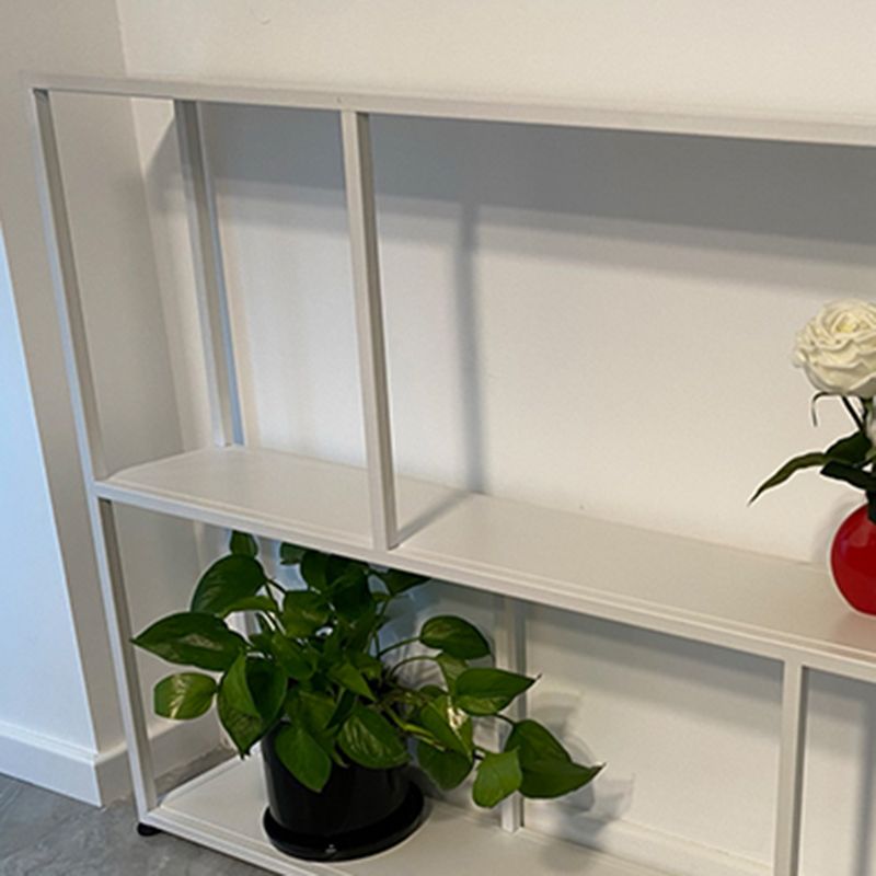 Industrial Style Open Metal Bookcase with Rectangular Shelves Clearhalo 'Bookcases' 'furn' 'furn_bookcases' 'Furniture' 'furniture_bookcases' 'kitchen' 'kitchen_bookcases' 'Living Room Furniture' 'Office Furniture' 1200x1200_f0015b10-5645-4fbb-9674-6372448ef738