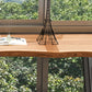 Solid Wood Natural Bistro Accent Dining Table Modern Rectangle Footrest Pub Table Clearhalo 'Bar Furniture' 'Bar Tables' 'bar_tables' 'Furniture' 'furniture_bar_tables' 'Kitchen & Dining Furniture' 'kitchen&dining_furn' 'kitchen' 1200x1200_f001e86a-334e-487e-abfc-dbb5c4ad3a1d
