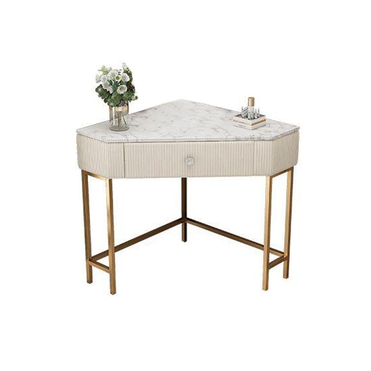 Cossero de metal de tocador glamoroso de 27 "de ancho con cajón