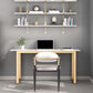 23.62" W Stone Office Desk Modern Sled Base Writing Desk with 1 Shelf Clearhalo 'furn' 'furn_office_desk' 'Furniture' 'Office Desks' 'Office Furniture' 'office_desk' 1200x1200_f005d1e6-b575-4ce6-b5d8-f1a8be86522d