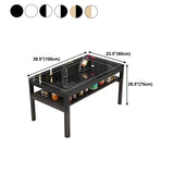 Glass Modern Rectangle Dining Table Glass Top Table for Dining Room and Kitchen Clearhalo ' dining_table' 'Dining Tables & Seating' 'Dining Tables' 'furn' 'furn_dining_table' 'Furniture' 'furniture_dining_table' 'Kitchen & Dining Furniture' 'kitchen&dining_furn' 'kitchen' 'kitchen_dining_table' 1200x1200_f00702ed-ea9b-4066-9b95-5ba4855b9acd