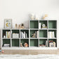 Engineered Wood Bookcase Horizontal Contemporary Standard Bookshelf