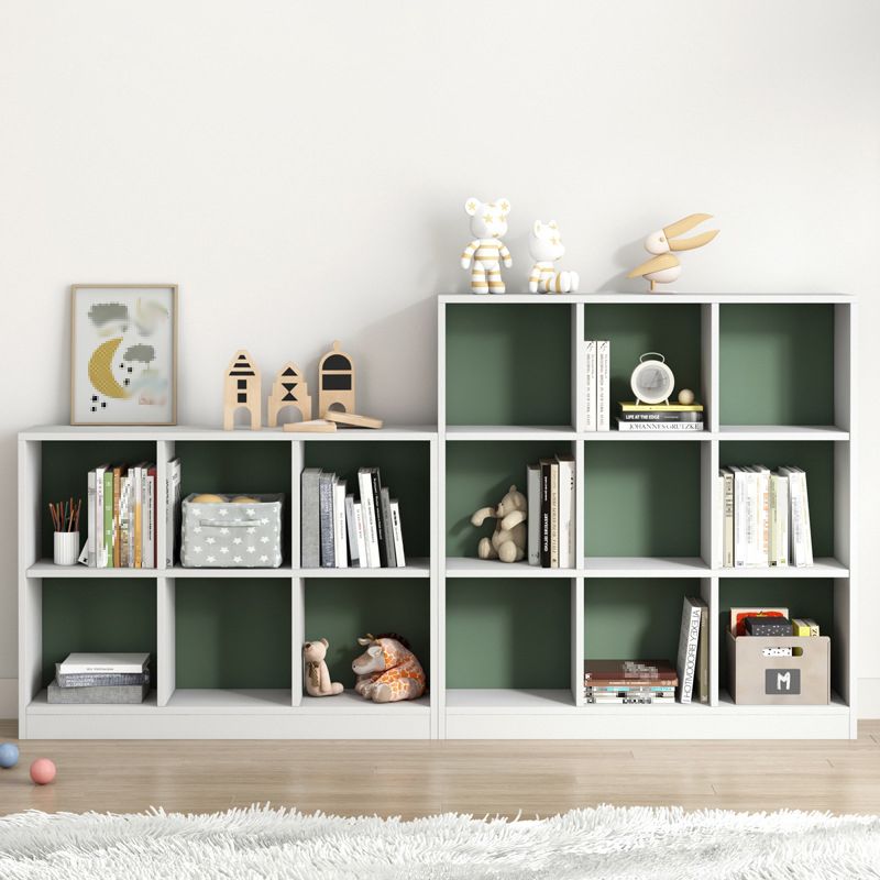 Engineered Wood Bookcase Horizontal Contemporary Standard Bookshelf