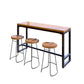 Modern 1/2/4/7 Pieces Solid Wood Pub Table Set Rectangular Counter Table for Dining Room