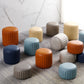 Modern Pouf Ottoman Genuine Leather Upholstered Cylinder Shape Ottoman Clearhalo 'furn' 'furn_ottomans_poufs' 'Furniture' 'Living Room Furniture' 'Ottomans & Poufs' 'ottomans_poufs' 1200x1200_f0098241-5df8-4205-bdbf-bb2d77195fb8
