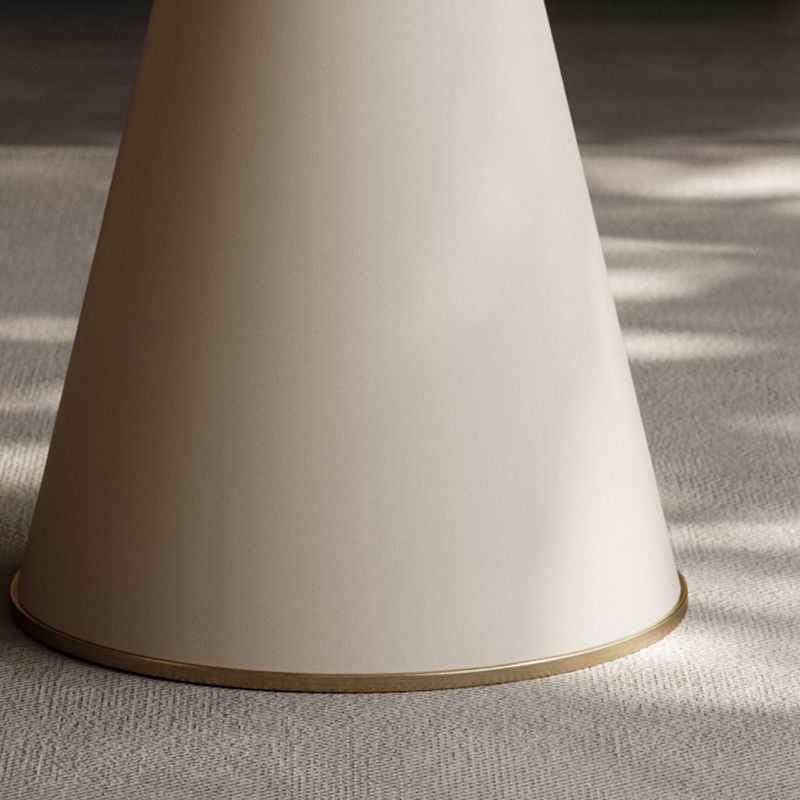 Glam Side Table with Round Stone Top Accent Side Table with Metal Base Clearhalo 'Coffee & Accent Tables' 'End & Side Tables' 'end_side_tables' 'furn' 'furn_end_side_tables' 'Furniture' 'Living Room Furniture' 1200x1200_f00cfb9a-8513-4dd5-b26c-8011f0bc914f