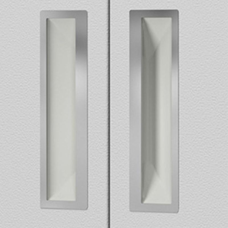 Mobile contemporaneo mobile in vetro armadio verticale con ripiani di stoccaggio