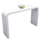 Contemporary Style Bar Table White Wood Bar Dining Table with Double Pedestal Base Clearhalo 'Bar Furniture' 'Bar Tables' 'bar_tables' 'furn' 'furn_bar_tables' 'Furniture' 'Kitchen & Dining Furniture' 1200x1200_f01277ed-479e-49a6-ae3a-34b0d34de19b