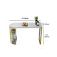 1/3 Pieces Luxurious Irregular Shape Pub Table Set Artificial Marble Top Table Set Clearhalo 'Bar Furniture' 'furn' 'furn_home_bar_bar_sets' 'Furniture' 'Home Bars & Bar Sets' 'home_bar_bar_sets' 'Kitchen & Dining Furniture' 1200x1200_f014b5aa-c997-44de-b140-b15152a80143