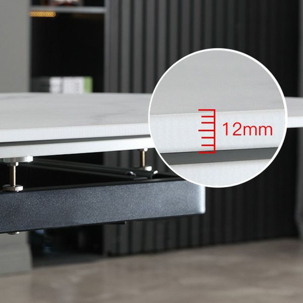 Modern Sintered Stone Dining Round Table Set 1/4/5/7 Pieces Dining Set Clearhalo 'Dining Room Sets' 'Dining Tables & Seating' 'dining_room_set' 'furn' 'furn_dining_room_set' 'Furniture' 'Kitchen & Dining Furniture' 1200x1200_f018384c-c775-4a5a-812c-76a7bb81a77b