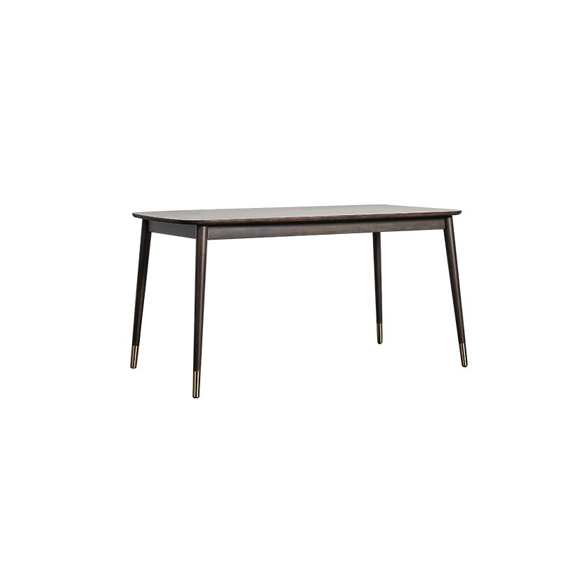 Traditional Luxury Rectangular Dining Table Rubberwood Dining Table with 4 Legs Clearhalo ' dining_table' 'Dining Tables & Seating' 'Dining Tables' 'furn' 'furn_dining_table' 'Furniture' 'furniture_dining_table' 'Kitchen & Dining Furniture' 'kitchen&dining_furn' 'kitchen' 'kitchen_dining_table' 1200x1200_f019bf36-373d-4028-9da6-3c4ad83ae384