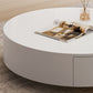 Contemporary Coffee Table White Solid Wood Coffee Cocktail Table Clearhalo 'Coffee & Accent Tables' 'Coffee Tables' 'coffee_tables' 'furn' 'furn_coffee_tables' 'Furniture' 'Living Room Furniture' 1200x1200_f01b03b9-9f8b-4a66-86da-9a73cde3ae0b