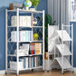 Industrial Folding Steel Etagere Bookshelf Open Bookshelf with Caster Wheels Clearhalo 'Bookcases' 'furn' 'furn_bookcases' 'Furniture' 'furniture_bookcases' 'Office Furniture' 1200x1200_f020dab5-f011-435b-88e0-99f19a8f532c
