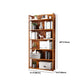 Estante de bambú vertical moderno Etagere Espresso estantería para dormitorio