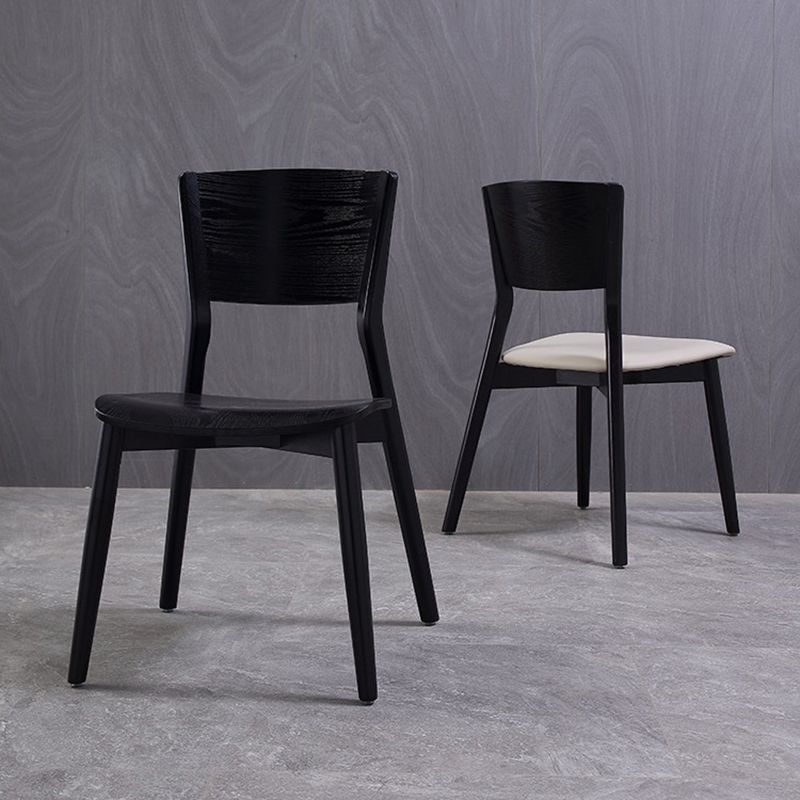 Industrial Wood Dining Room Chair Open Back Dining Side Chair for Restaurant Use Clearhalo ' kitchen&dining_furn' 'Dining Chairs' 'Dining Tables & Seating' 'dining_chair' 'furn' 'furn_dining_chair' 'Furniture' 'furniture_dining_chair' 'Kitchen & Dining Furniture' 'kitchen' 1200x1200_f0232412-4ec4-4ef1-8e54-8618ccc65793