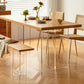 Modern Rectangular Table Solid Wood Dining Room Table in Natural Clearhalo 'Dining Tables & Seating' 'Dining Tables' 'dining_table' 'furn' 'furn_dining_table' 'Furniture' 'Kitchen & Dining Furniture' 1200x1200_f025179c-3ffd-4b25-97b1-77a21827d44f