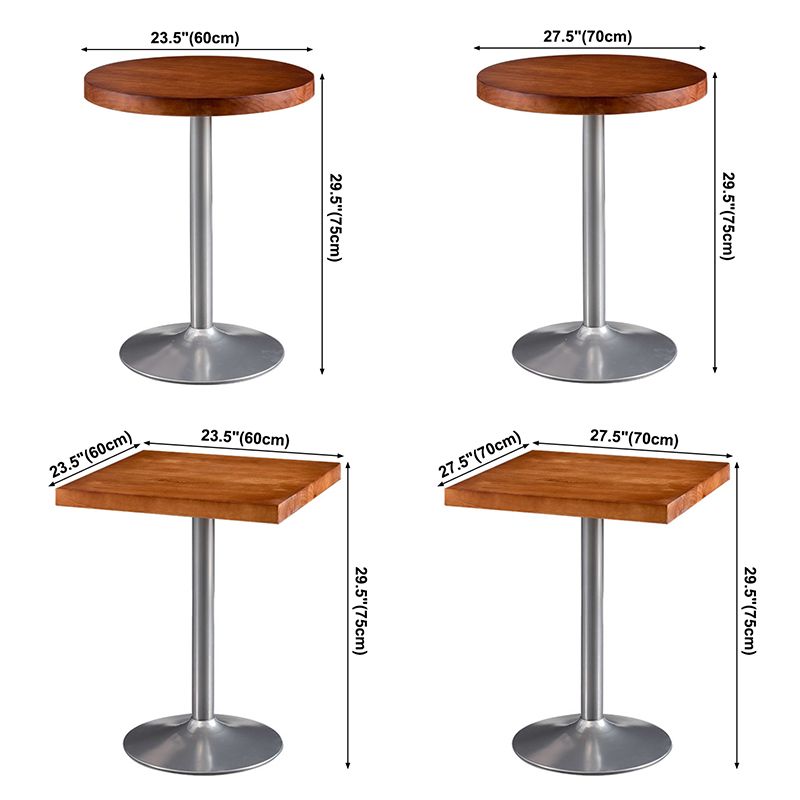 Industrial Style Solid Wood Dining Table Brown Table with Metal Base for Dinning Room Clearhalo ' dining_table' 'Dining Tables & Seating' 'Dining Tables' 'furn' 'furn_dining_table' 'Furniture' 'furniture_dining_table' 'Kitchen & Dining Furniture' 'kitchen&dining_furn' 'kitchen' 'kitchen_dining_table' 1200x1200_f025f5a4-842d-4e78-a93d-61c0ddfb8c02
