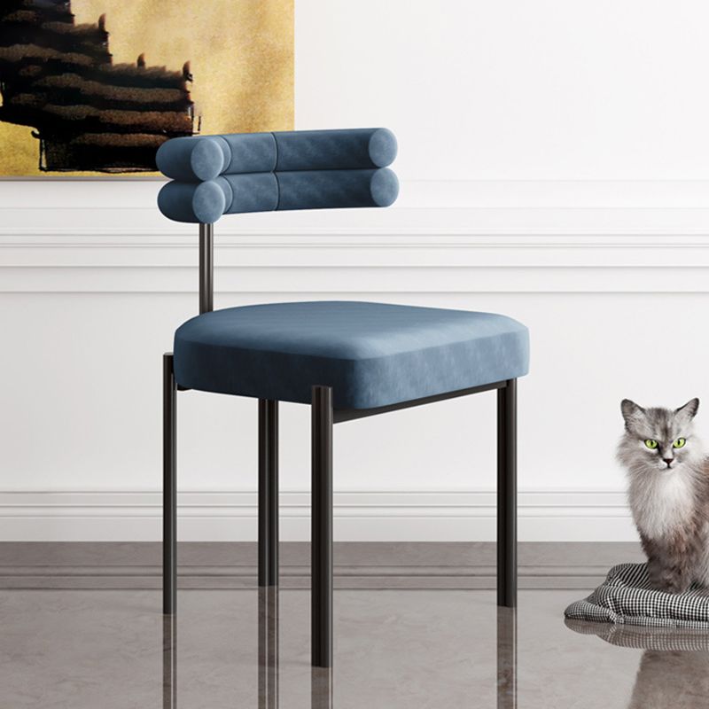 Contemporary Metal Indoor-Outdoor Room Chair Open Back Side Chair Clearhalo 'Dining Chairs' 'Dining Tables & Seating' 'dining_chair' 'furn' 'furn_dining_chair' 'Furniture' 'Kitchen & Dining Furniture' 1200x1200_f0263174-2ee2-40eb-b66f-5c32492c4f9c