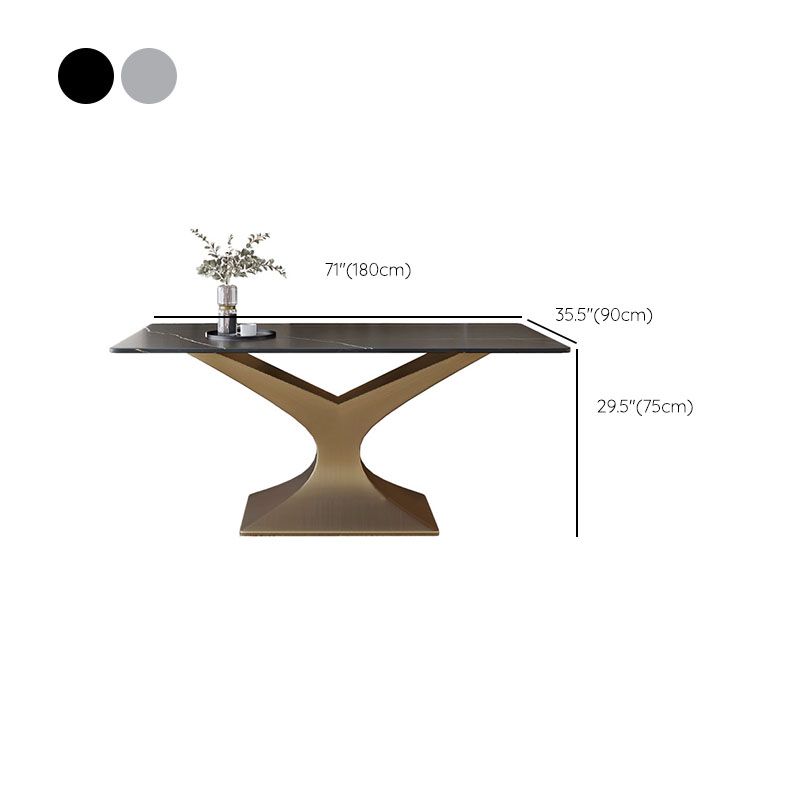 コンテンポラリーダイニングセット1/4/5ピースパッド付き椅子付きダイニングテーブルセット