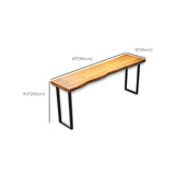 1/4/5 pezzi tavolo da tavolo moderno tavolo rettangolo di legno con sgabelli senza schienale
