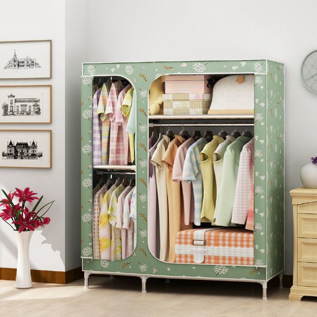 Eigentijdse stijl huisgarderobe stalen garderobe kast met planken