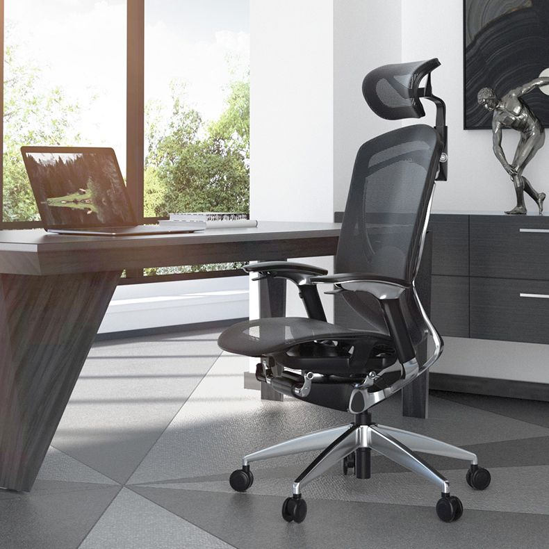 Moderne bureaustoel verstelbare stoelhoogte verwijderbare wapenstoel met wielen met wielen