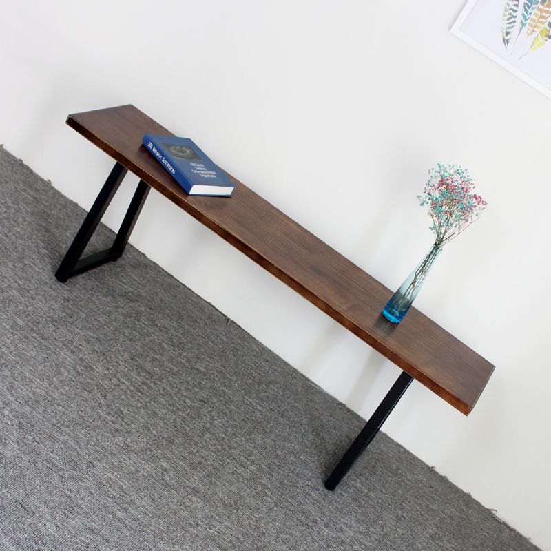 Rectangle 13.8" Wide Entryway Bench Modern Wood Seating Bench Clearhalo 'Benches' 'Chairs & Seating' 'furn' 'furn_benches' 'Furniture' 'Living Room Furniture' 1200x1200_f027f94b-ea0e-4ec7-b27f-8dce1a0bde4e