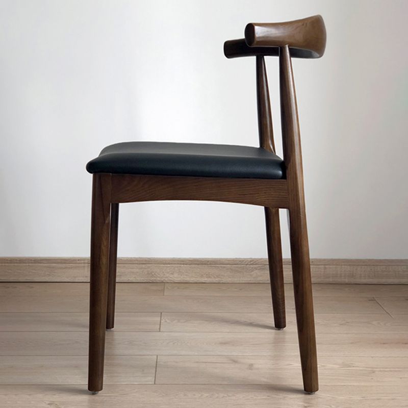 Contemporary Wood Dining Armless Chairs Open Back Dining Side Chair (Set of 2) Clearhalo ' kitchen&dining_furn' 'Dining Chairs' 'Dining Tables & Seating' 'dining_chair' 'furn' 'furn_dining_chair' 'Furniture' 'furniture_dining_chair' 'Kitchen & Dining Furniture' 'kitchen' 1200x1200_f0282143-215f-4a7a-b7be-f30c80302913