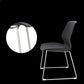 Modern Steel Office Chair Plastic Armless No Wheels Office Chair