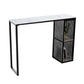 Modern Rectangle Bar Table Set 1/3 Pcs Black and Gold Metal Frame Bar Table and Stools Clearhalo 'Bar Furniture' 'furn' 'furn_home_bar_bar_sets' 'Furniture' 'Home Bars & Bar Sets' 'home_bar_bar_sets' 'Kitchen & Dining Furniture' 1200x1200_f02fb6c3-b88f-4b9f-83da-ca041026402d