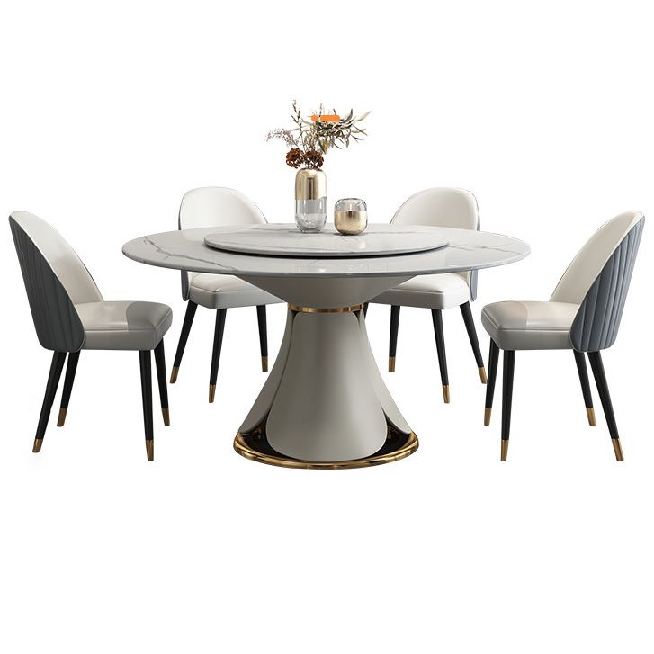 Modern Style 1/4/5/7/9 Pieces Dining Sintered Stone Dining Table Set with Metal Legs Clearhalo 'Dining Room Sets' 'Dining Tables & Seating' 'dining_room_set' 'furn' 'furn_dining_room_set' 'Furniture' 'furniture_dining_room_set' 'Kitchen & Dining Furniture' 'kitchen&dining_furn' 'kitchen' 1200x1200_f03284fb-fc30-4d19-ace0-bc19be72bc06