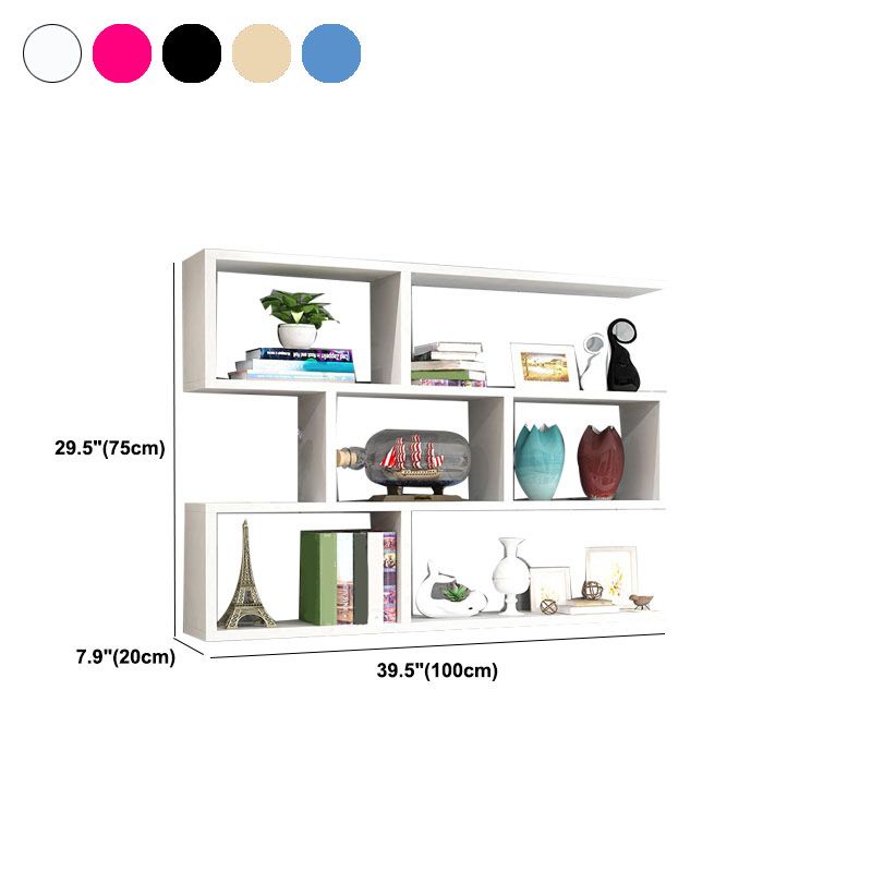 3-Tier 30" H Contemporary Floating Bookcase Wood Shelf Bookcase for Living Room Clearhalo 'Bookcases' 'furn' 'furn_bookcases' 'Furniture' 'Office Furniture' 1200x1200_f034baa8-c3c2-4b60-a949-2450d7ab530d