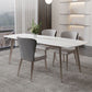Glam Dining Table Sintered Stone Table with Metal Legs for Home Use Clearhalo 'Dining Tables & Seating' 'Dining Tables' 'dining_table' 'furn' 'furn_dining_table' 'Furniture' 'Kitchen & Dining Furniture' 1200x1200_f0394387-060a-4485-a589-efe57c72fcc2