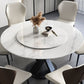 Modern Stone Dining Table Turntable Home Kitchen Pedestal Furniture Clearhalo 'Dining Tables & Seating' 'Dining Tables' 'dining_table' 'furn' 'furn_dining_table' 'Furniture' 'Kitchen & Dining Furniture' 1200x1200_f03abd22-80bc-4868-a83b-37aae2d96f79
