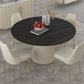 Round Sintered Stone Dining Table Traditional Luxury Table for Home Clearhalo 'Dining Tables & Seating' 'Dining Tables' 'dining_table' 'furn' 'furn_dining_table' 'Furniture' 'furniture_dining_table' 'Kitchen & Dining Furniture' 'kitchen' 'kitchen_dining_table' 1200x1200_f03ada85-dd40-4a06-9499-82061e365f71