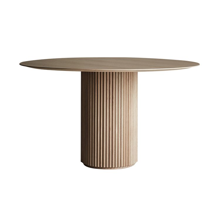 Contemporary Round Dining Table Pine Solid Wood Table with Pedestal Table Clearhalo ' dining_table' 'Dining Tables & Seating' 'Dining Tables' 'furn' 'furn_dining_table' 'Furniture' 'furniture_dining_table' 'Kitchen & Dining Furniture' 'kitchen&dining_furn' 'kitchen' 'kitchen_dining_table' 1200x1200_f03ae77b-9b30-4fa7-8862-2c52c768362f