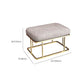 Metal Entryway Bench Modern Rectangle Seating Bench with Upholstered Clearhalo 'Benches' 'Chairs & Seating' 'furn' 'furn_benches' 'Furniture' 'Living Room Furniture' 1200x1200_f03b0772-22ec-4418-bffb-df6704160711