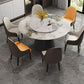 White Round Stone Dining Table Modern Convertible Furniture with Pedestal Base for Home Clearhalo 'Dining Tables & Seating' 'Dining Tables' 'dining_table' 'furn' 'furn_dining_table' 'Furniture' 'Kitchen & Dining Furniture' 1200x1200_f03bb1bb-8cd7-4b47-8035-bb7aef1258be