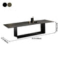 Metal Contemporary Rectangular Dining Table Sintered Stone Table with Trestle Clearhalo ' dining_table' 'Dining Tables & Seating' 'Dining Tables' 'furn' 'furn_dining_table' 'Furniture' 'furniture_dining_table' 'Kitchen & Dining Furniture' 'kitchen&dining_furn' 'kitchen' 'kitchen_dining_table' 1200x1200_f03d65ec-654a-478d-a8d6-f8ff29b43bf6