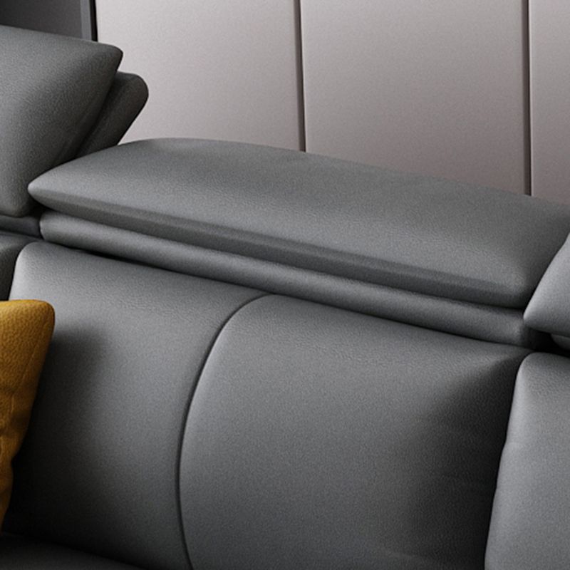 Divano a 4 posti moderno di metà secolo e cuscino da cuscino da cuscino cucito di divano posteriore