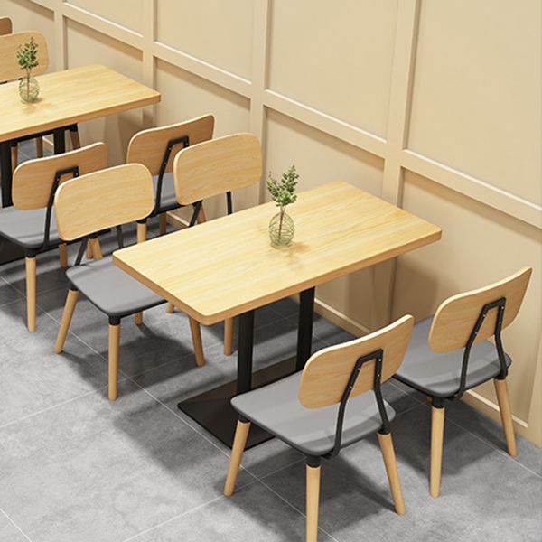 Industrial Style Dining Table Pine Solid Wood Dining Room Collection for Indoor Clearhalo ' dining_table' 'Dining Tables & Seating' 'Dining Tables' 'furn' 'furn_dining_table' 'Furniture' 'furniture_dining_table' 'Kitchen & Dining Furniture' 'kitchen&dining_furn' 'kitchen' 'kitchen_dining_table' 1200x1200_f0412cd7-1e83-4c02-a7eb-8f2c344ea895